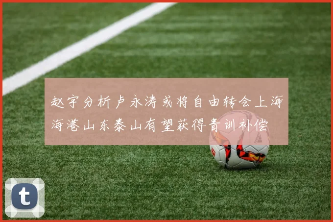 赵宇分析卢永涛或将自由转会上海海港山东泰山有望获得青训补偿